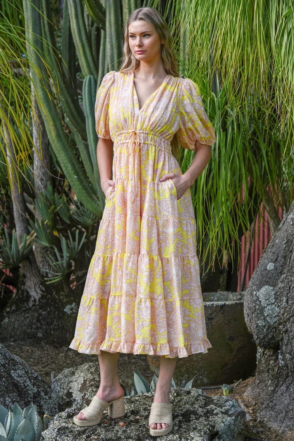 CPSU26_FIELD_OF_FLOWERS_RUCHE_AROUND_DRESS_CP5984-19SU26_BLUSH_YELLOW_1.webp